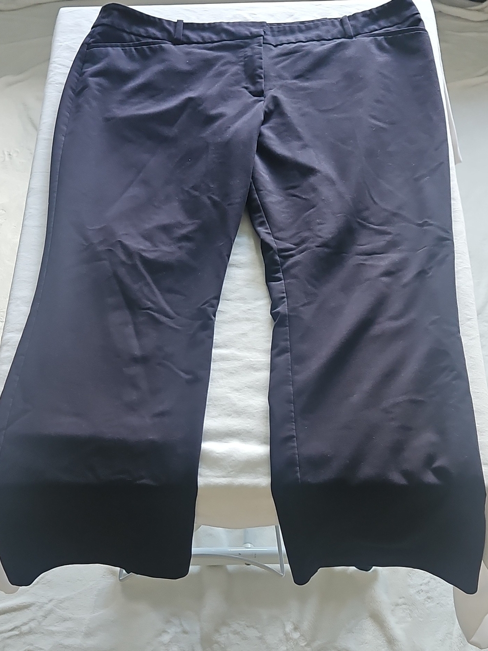 Worthington Navy Women's Dress Pants - Straight Leg